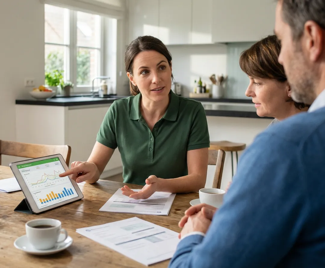 energie-adviseur-klanten-tablet Advies bij Premies